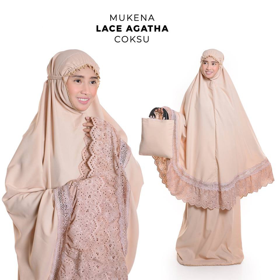 Mukena Dewasa Katun Lace Aghata