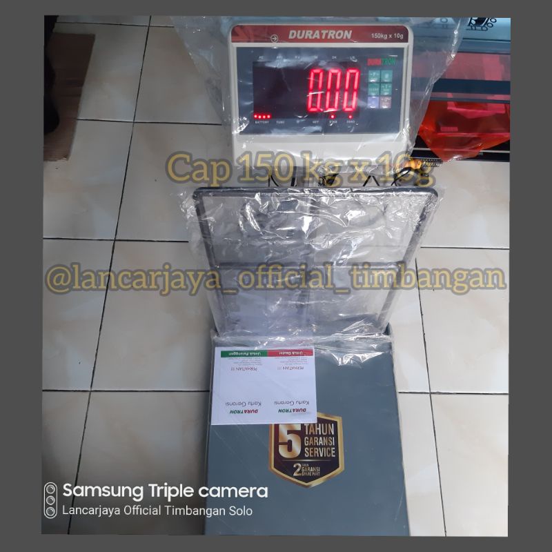 Timbangan digital DURATRON T7E cap 150kg