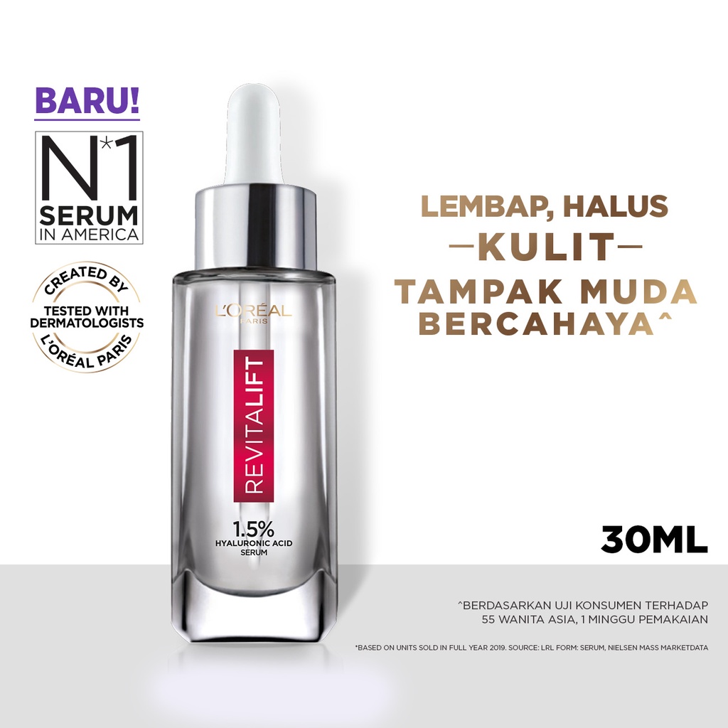 LOREAL REVITALIFT 1,5% HYALURONIC ACID SERUM