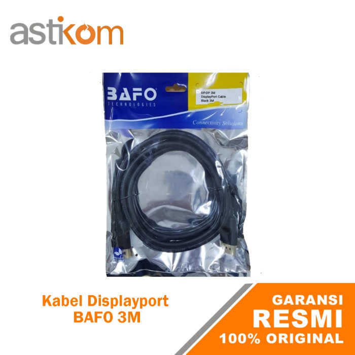 Kabel Display port Bafo 3M DP to DP 3 Meter DisplayPort Bafo