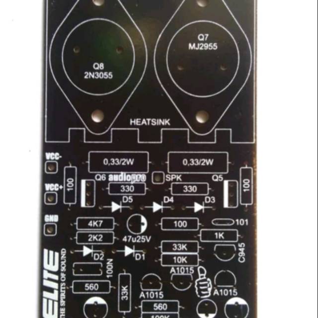 PCB OCL 150W final jengkolan