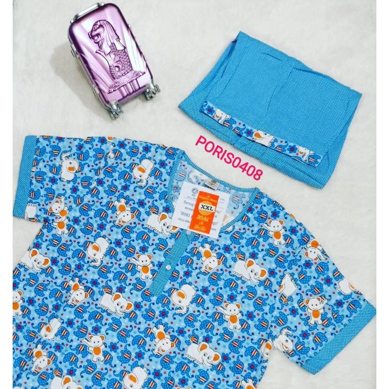 Baju Tidur HOKISHEILA XXL Jumbo Katun Celana 3/4 (elephant)