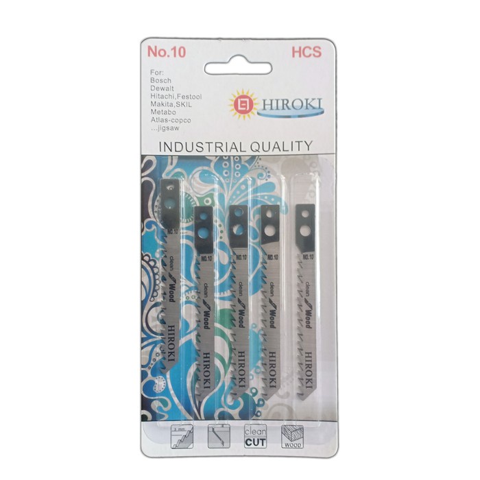 HIROKI NO.10 Mata Gergaji Jigsaw jig saw potong kayu AKRILIK HPL