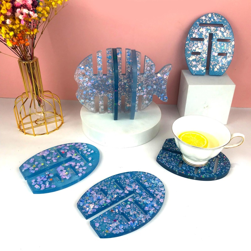 Siy Cetakan Epoxy Resin Bentuk Ikan Kecil Bahan Silikon Untuk Kerajinan Tangan DIY