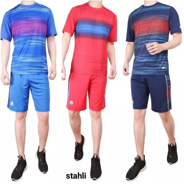 Setelan badminton MILLS celana kaos mills badminton original premium