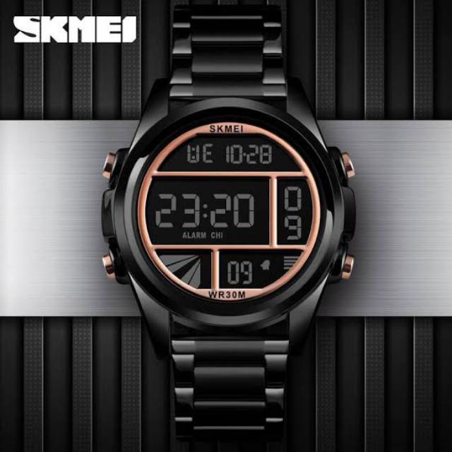 Jam Tangan Pria Merk SKMEI SK1448 Black Original