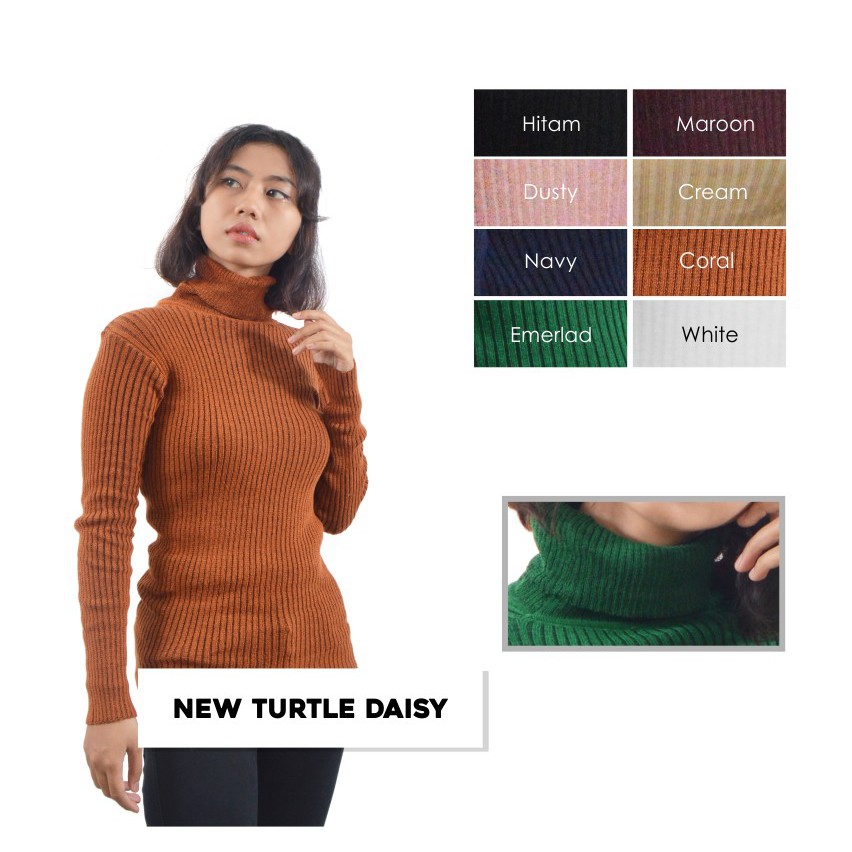 NEW TURTLE DAISY SALUR | bajurajut wanita | swater rajut salur