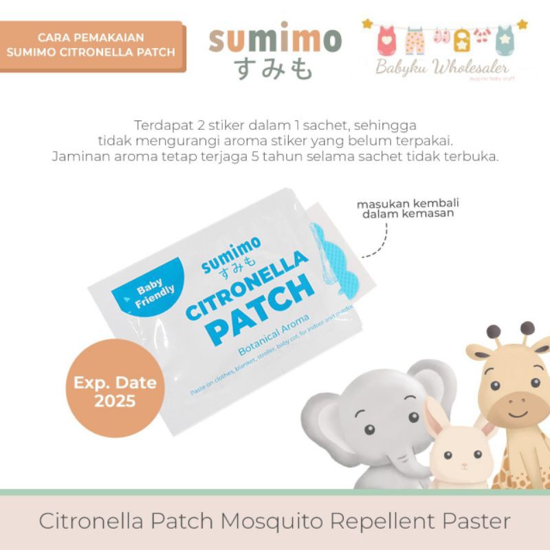 Hito mosquito repellent paster sachet / sticker anti nyamuk