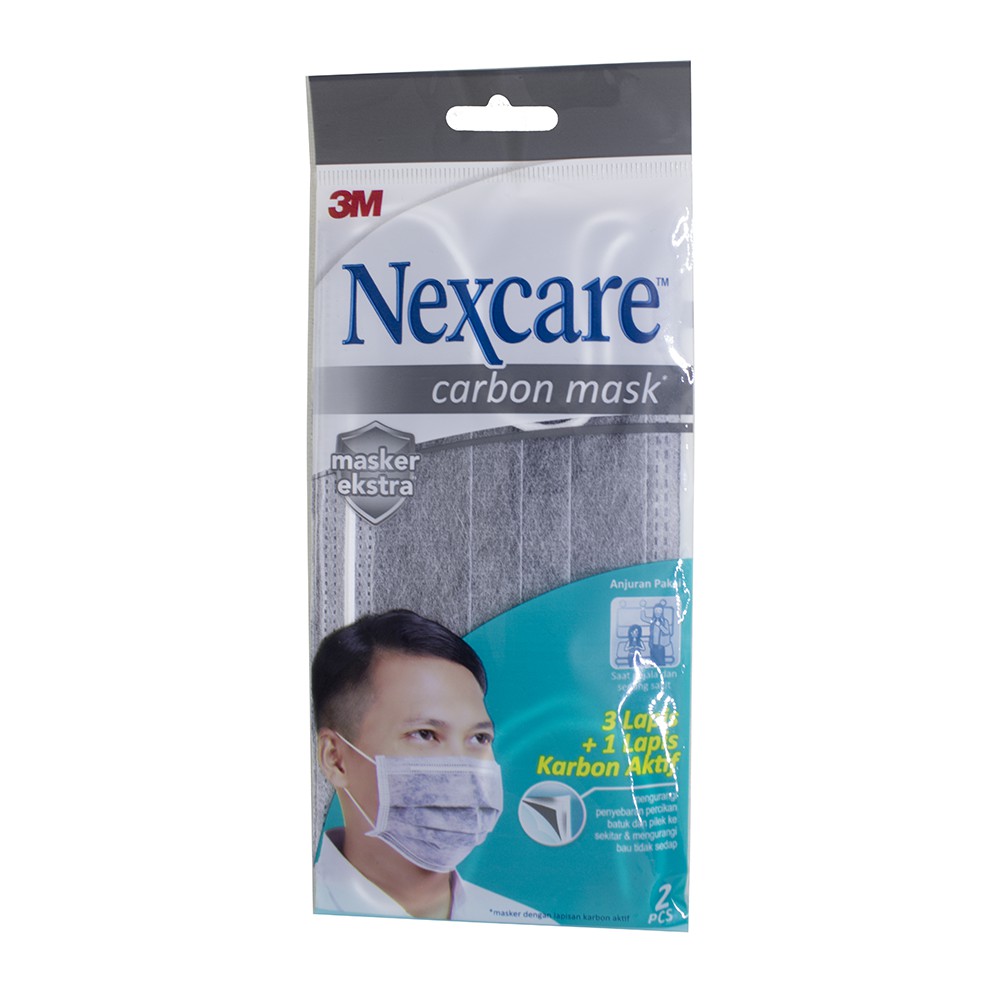 KTMSTORE 3M Nexcare Carbon Masker Kesehatan 2 pcs masker karbon MP-20