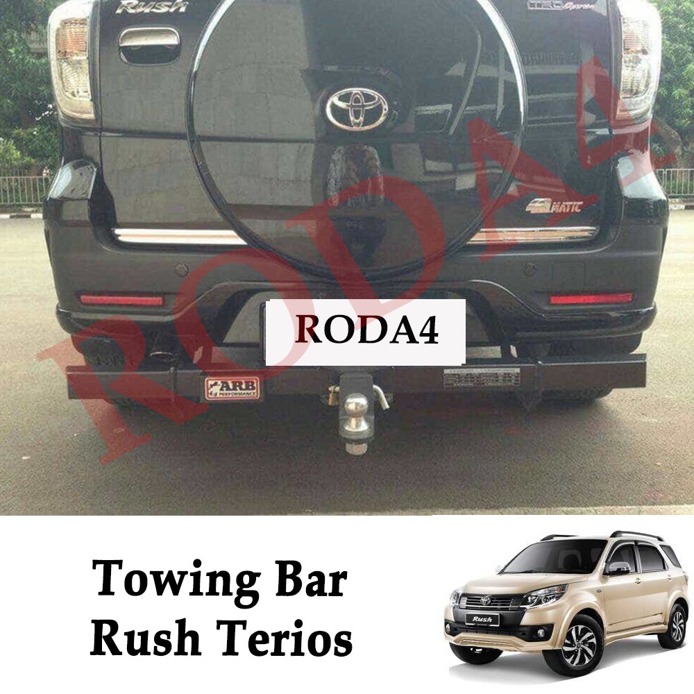 Towing Bar Besi Bumper Belakang ARB Rush Panjang Full