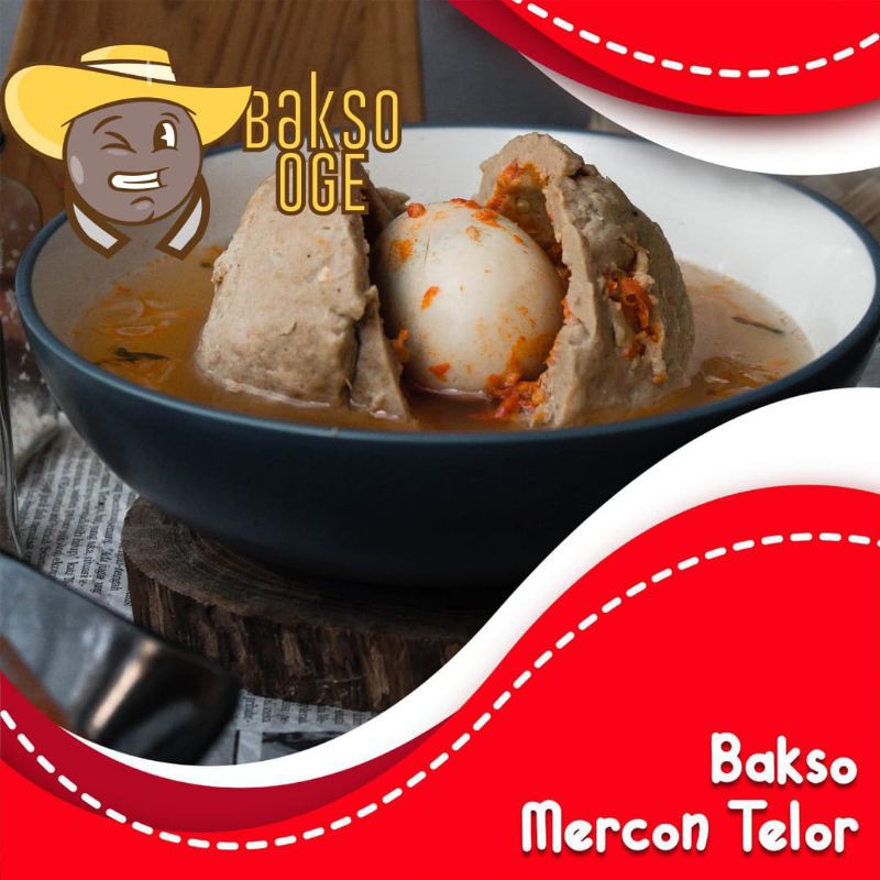 

bakso mercon telor