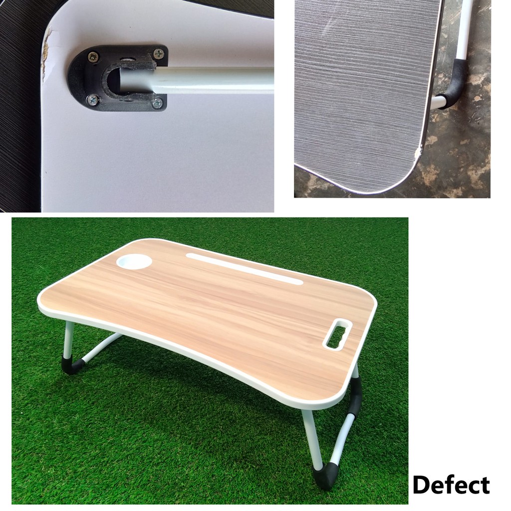 MEE DO Meja Lipat Laptop Belajar Anak Serbaguna Folding Table-REJECT-RANDOM