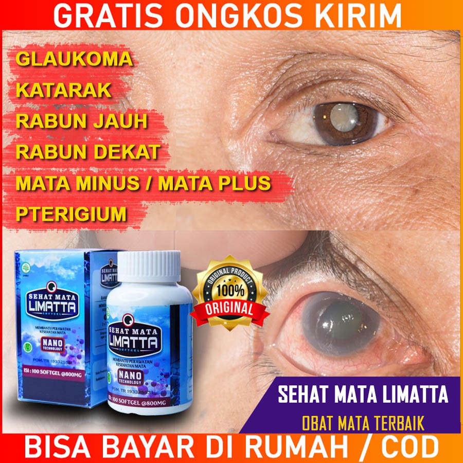 Sehat Mata Limatta Obat Mata Glukoma Glaukoma Katarak Rabun Jarak Jauh Rabun Dekat Shopee Indonesia