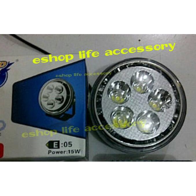 Lampu Led Tembak Sorot RTD tembus kabut motor mobil aksesoris low watt