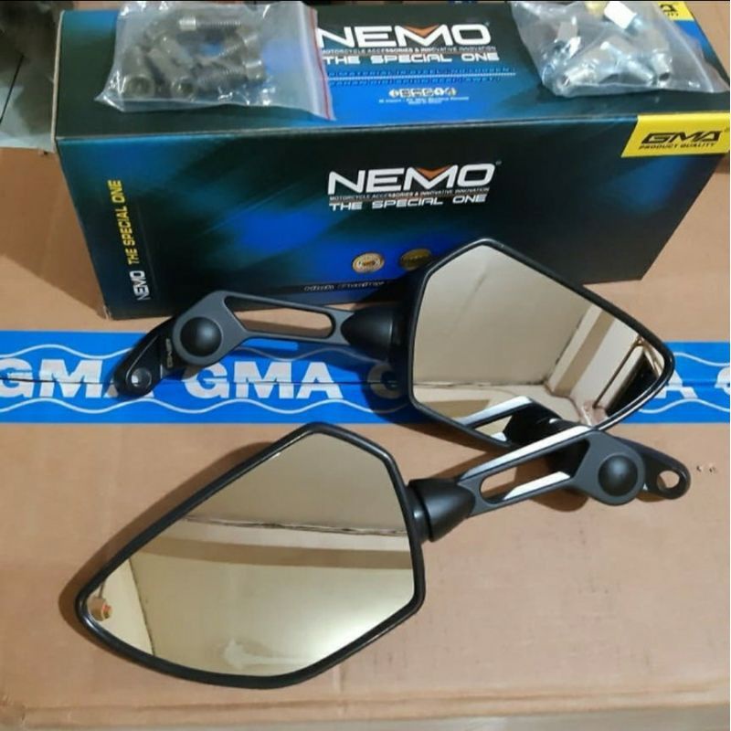 Spion ducati Nemo Gma kaca bening  Nmax Aerox Pcx Adv Vario 125 150 beat scoopy mio soul dll