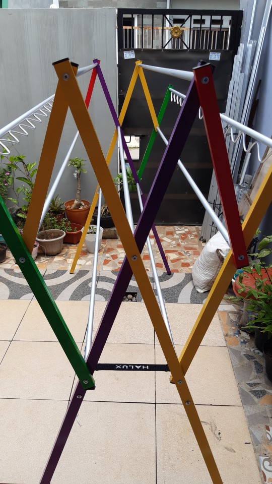 Jemuran Baju Alumunium 175cm Warna Capstox