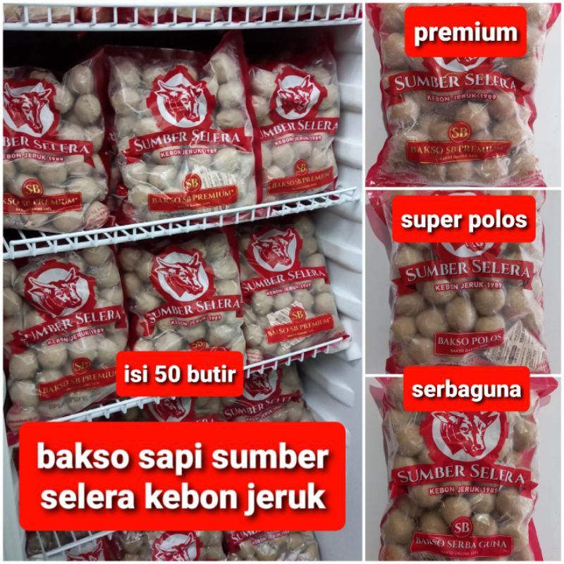 

PROMO BAKSO SUMBER SELERA SB Kebon jeruk PREMIUM/ POLOS/ SERBAGUNA