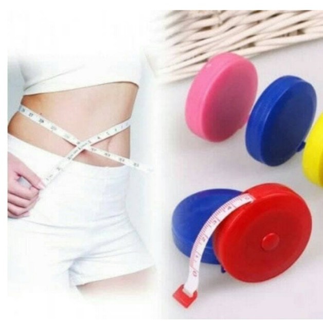 Jual METERAN GULUNG METLINE METLIN PENGUKUR LINGKAR PINGGANG UKUR BAJU ...