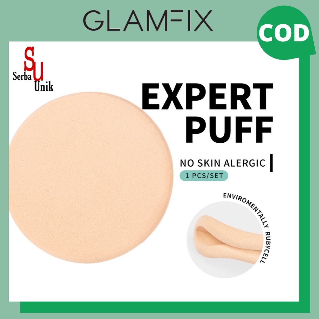 Glam Fix Expert Puff / Finishing Powder Puff / Spons Make Up Glam Fix