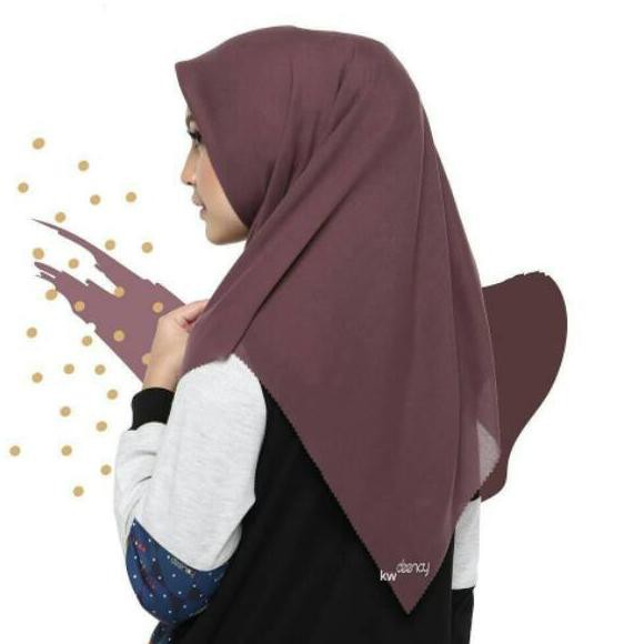 [Terlaris] SEGI EMPAT DEENAY KW POLOS LESER CUT DENAY ✻