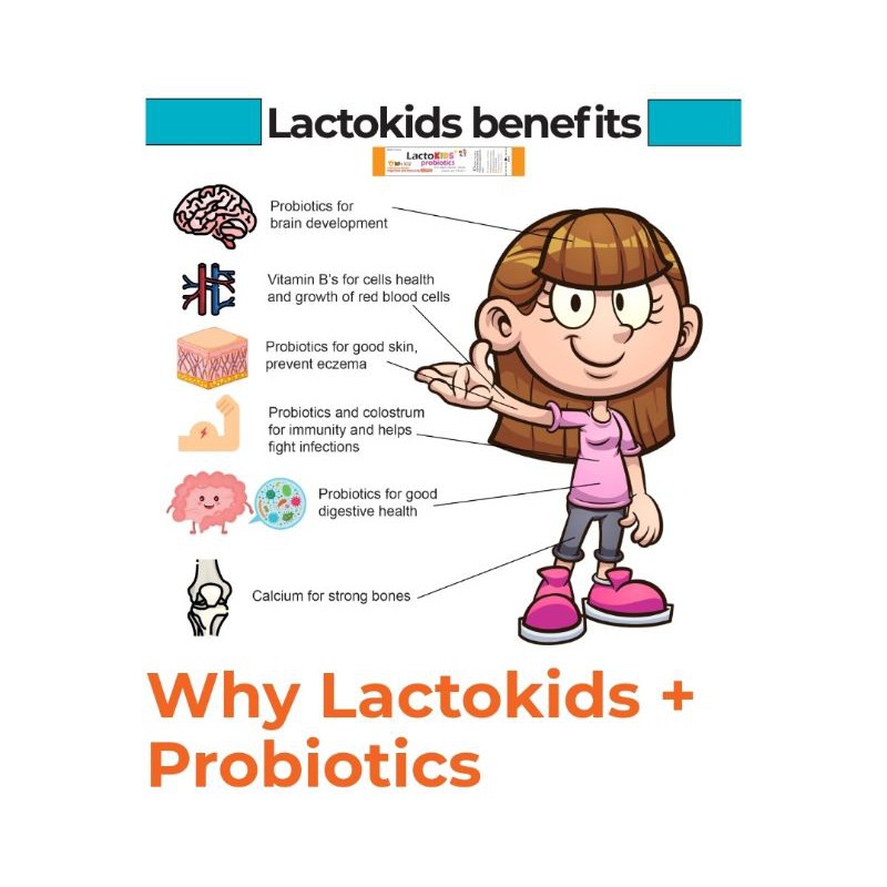 Lactokids Probiotics 60 sachets