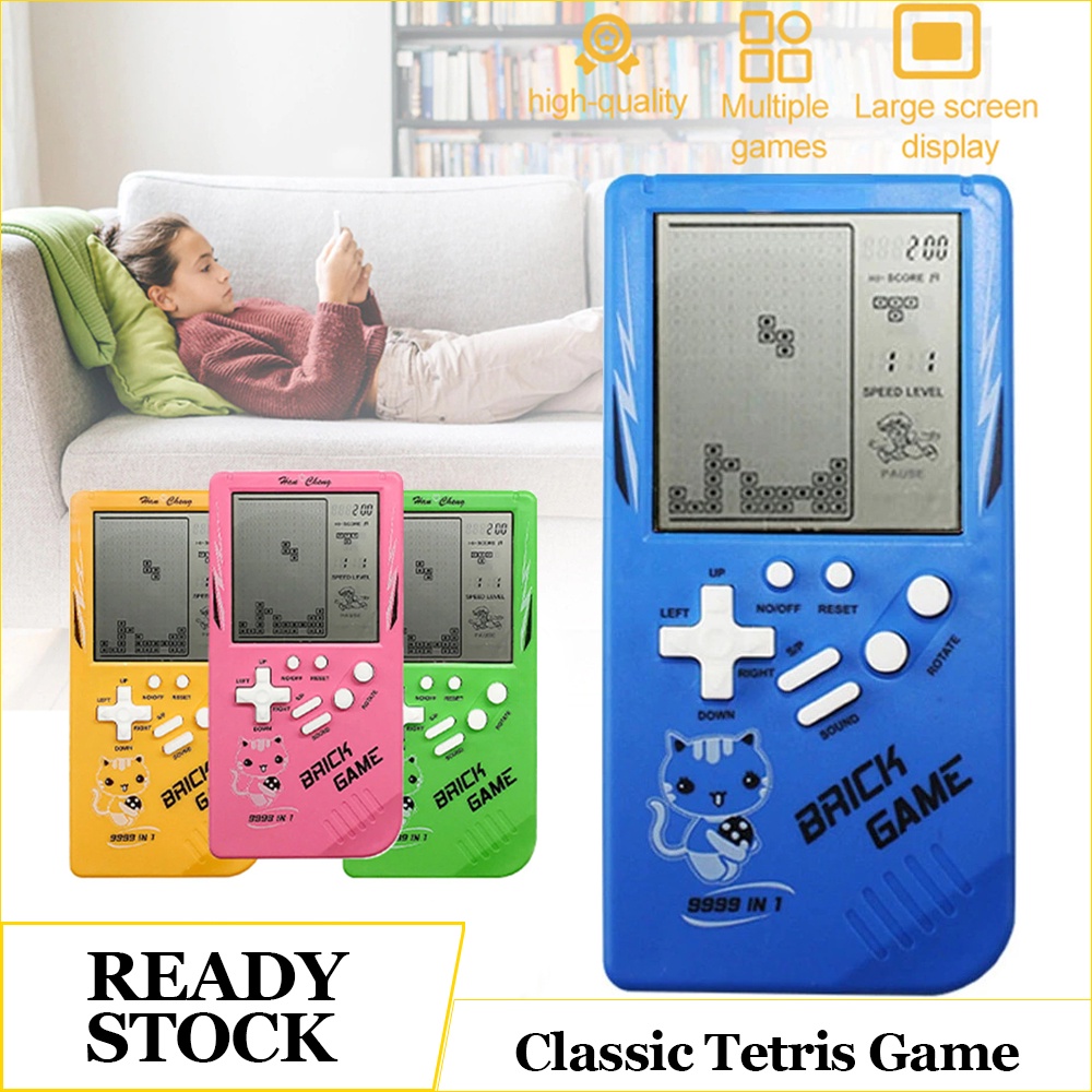 Classic Tetris Game Console Anak Handheld Retro Mini Gameboy Gamebot Tetris Bricks Game