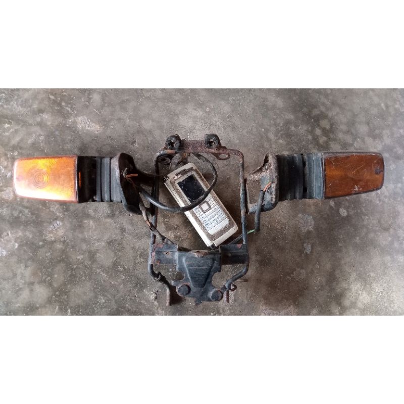 Breket set reting gl pro gl max original pangkon lampu set sein riting gl max pro