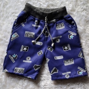 [BISA COD] celana pendek motif lucu anak laki-laki perempuan full print distro