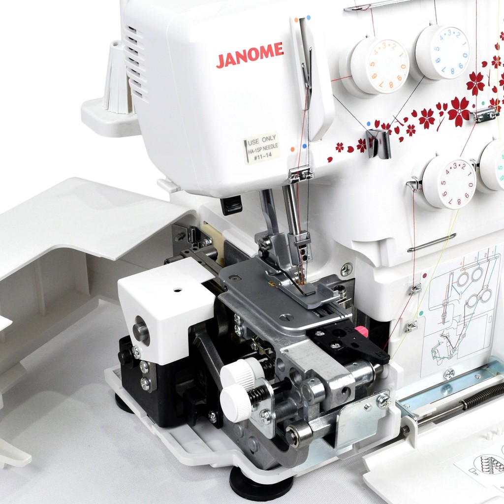 Janome 990D Mesin Obras dan Neci Portable Multifungsi