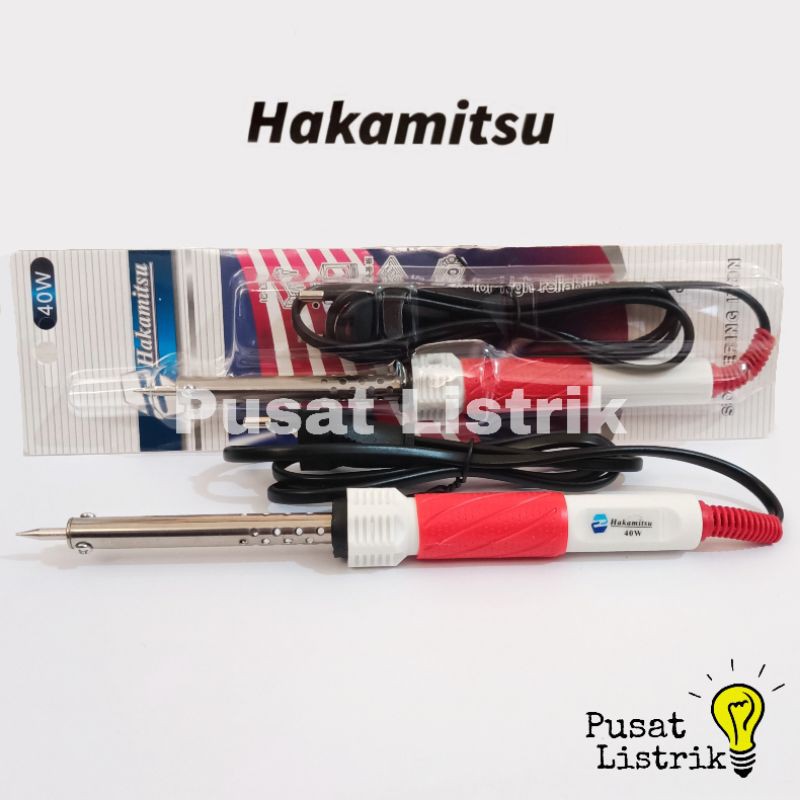 Solder Listrik Alat Patri Timah 40Watt Hakamitsu Soldering Iron 40w