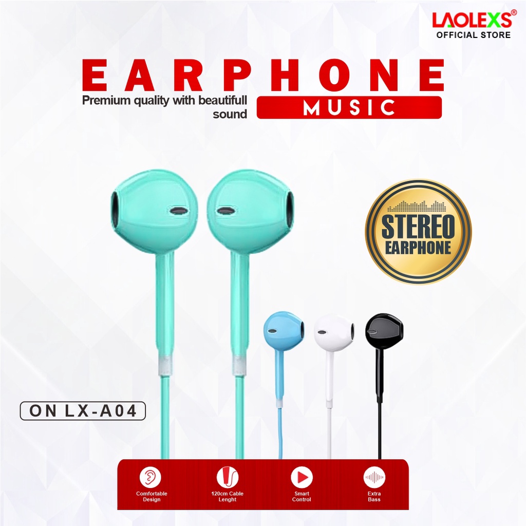 Earphone HF-LX017 Original Voice - Extra Bass - Premium Quality (Garansi Resmi)