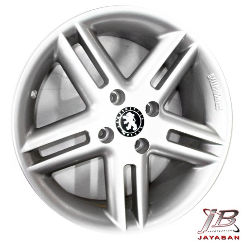 Velg mobil racing Compomotive Silver ring 16 inch PCD 4x108 PEUGEOT