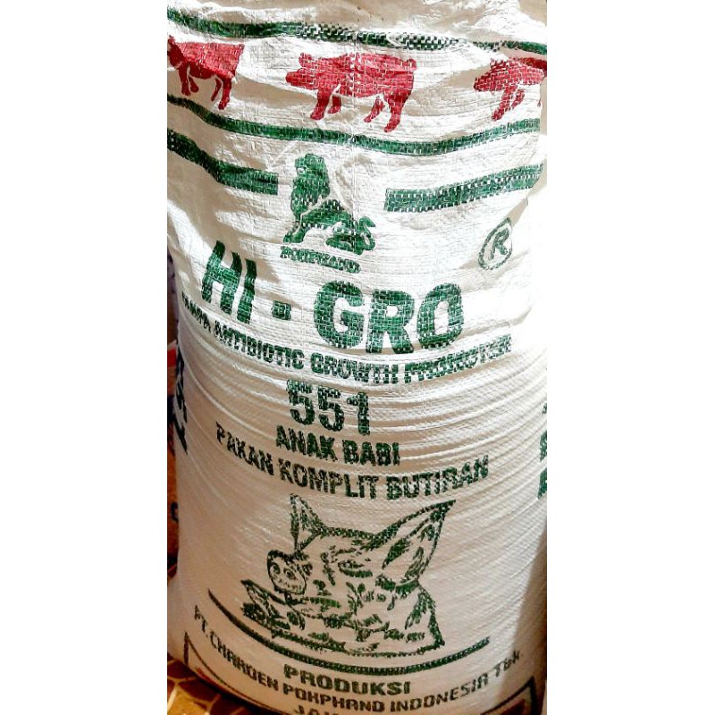 Pakan Ayam 551 Voer Babi 1Kg