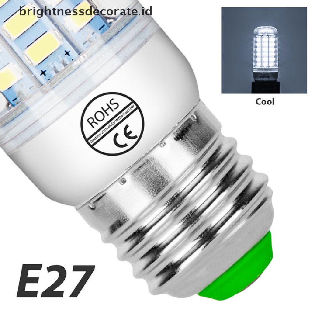 Bohlam Lampu Jagung Led E27 / e14 220v Warna Putih Dingin