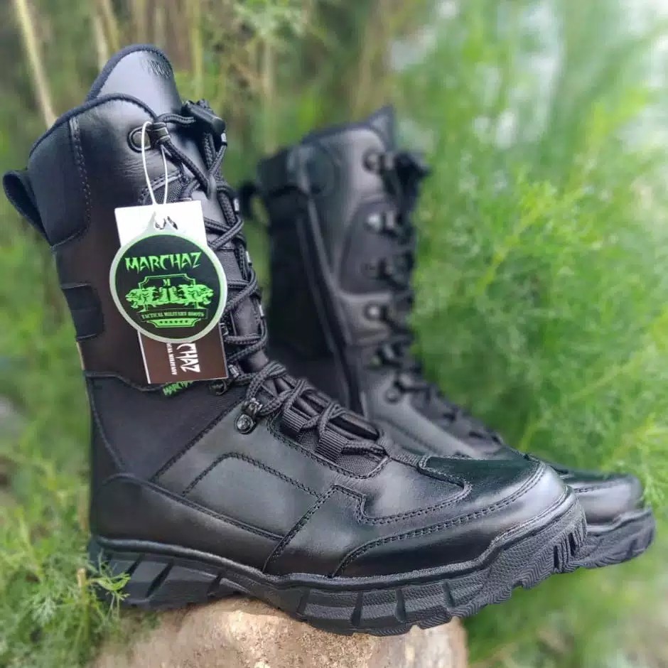 SEPATU PDL MARCHAZ KULIT ASLI SEPATU PDL DINAS TNI POLRI SECURITY SATPAM SEPATU BOOTS PRIA WANITA