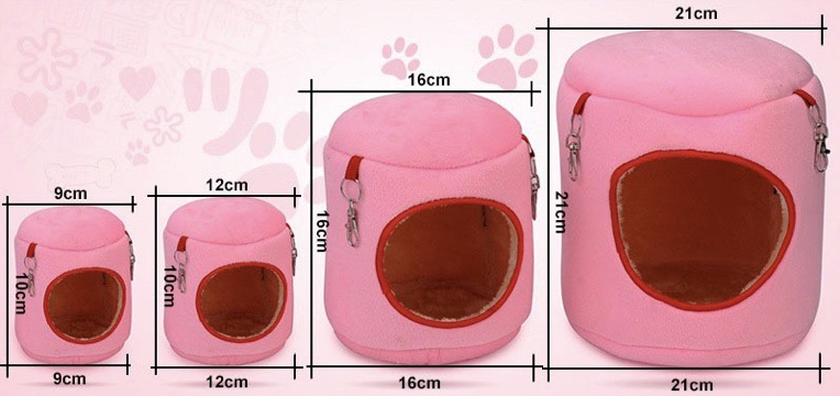 Pet Carrier Kasur Tidur Lipat Anabul Kecil Hamster Kelinci Chinchilla-4