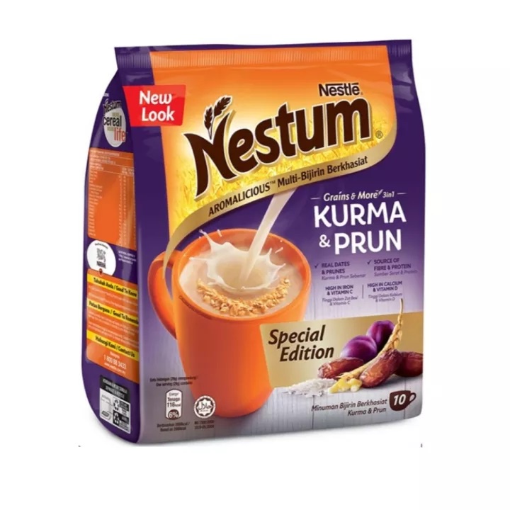 

Nestle Nestum Kurma & Prun Malaysia 10 x 28 Gram