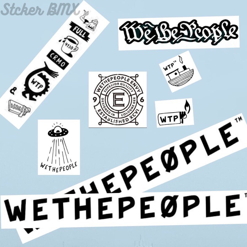 

TRANSPARAN STICKER BMX STREET BENING WE THE PEOPLE