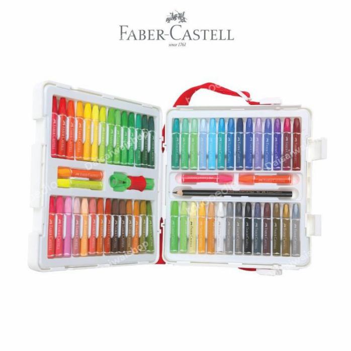 

CRAYON OIL PASTEL HEXAGONAL FABER CASTELL 60 WARNA