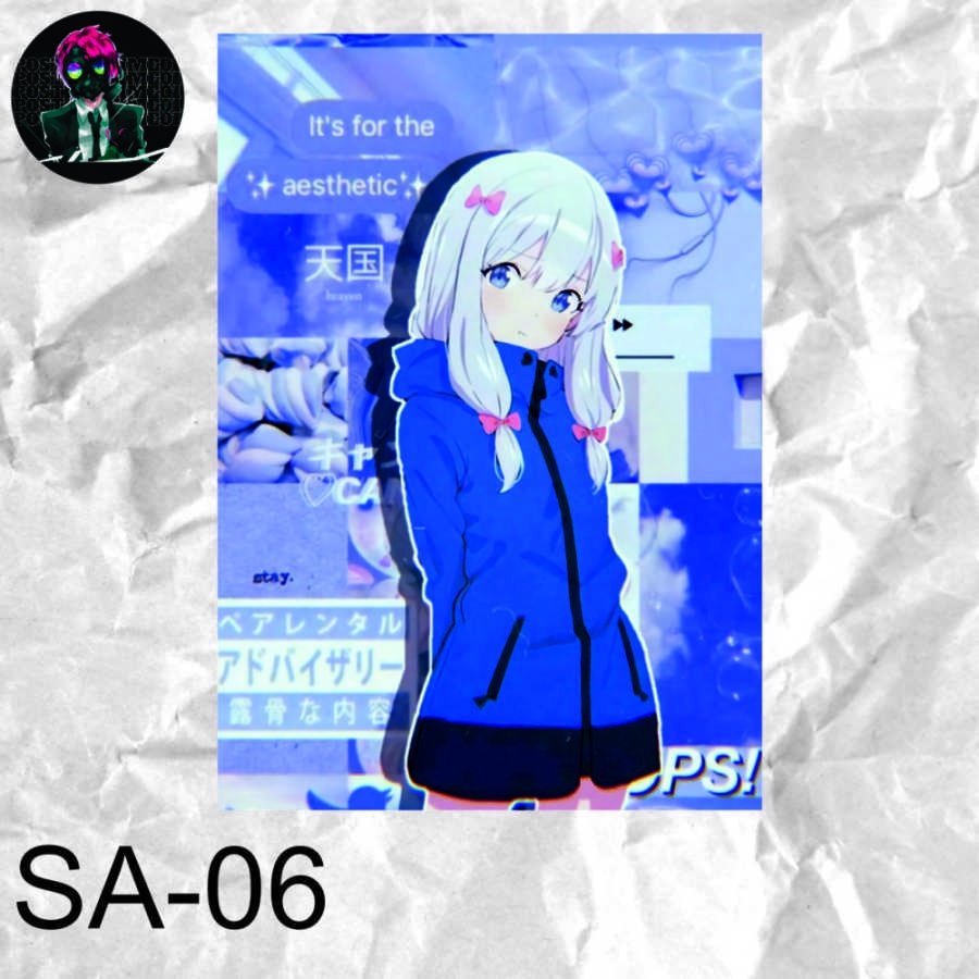 Poster Anime Aesthetic Eromanga Sense [SAGIRI]  Poster Aesthetic Anime Eromanga Sensei|Poster Sagiri-ESA06