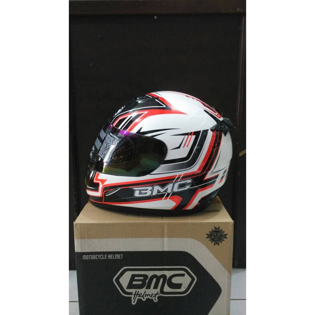helm fullface murah Bmc Blade seri 6 - Merah