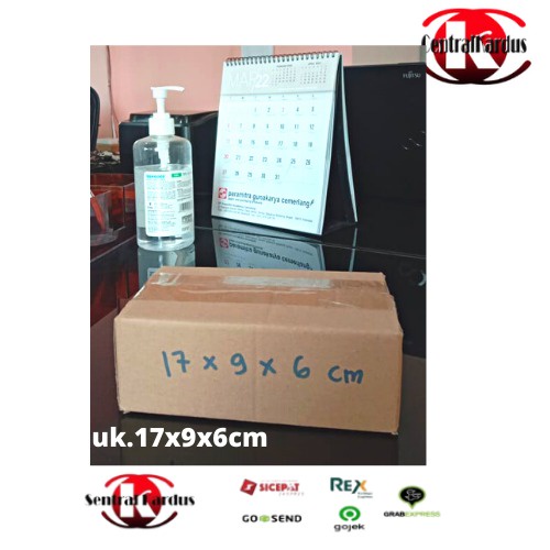 

box kotak Polos 17x9x6cm (ISI 10 PCS)box packing/ packing pack/ kardus packing kecil kardus murah-centralkardus