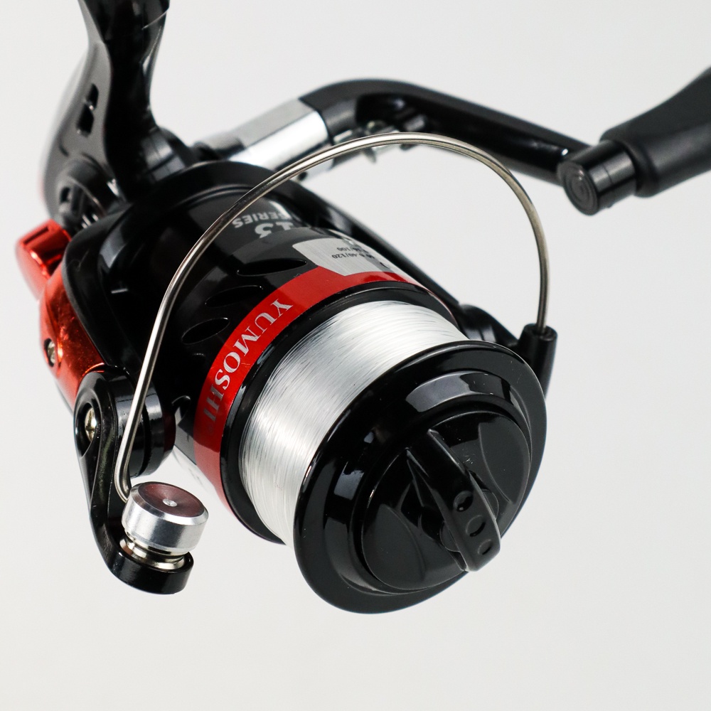 YUMOSHI FF5000 Reel Pancing Spinning 13 Ball Bearing 5.2:1 - Black/Red