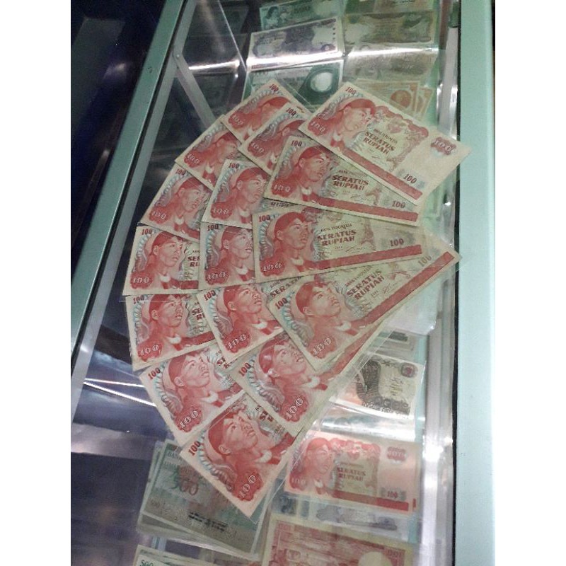 Uang kuno 100 jendral soedirman 1968 asli