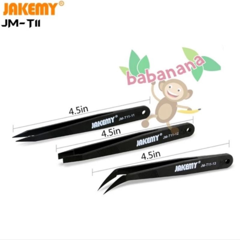 Jakemy JM-T11 pinset tweezer penjepit pencapit anti static