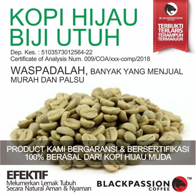 

KOPI HIJAU BIJI - LANGSUNG SEDUH - AMPUH MEMBAKAR LEMAK