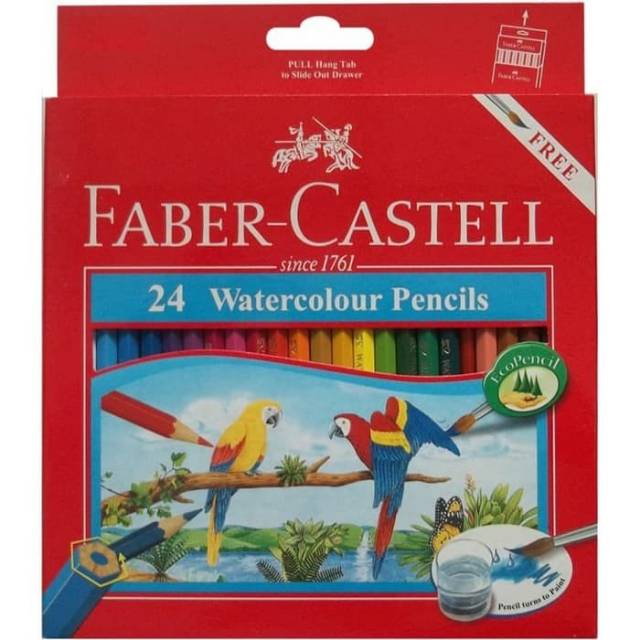 

Faber Castell Watercolour Pencils 24-Long