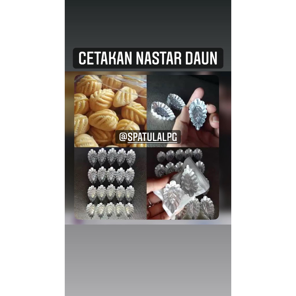 

CETAKAN DAUN NASTAR / CETAKAN NASTAR /CETAKAN KUE KERING