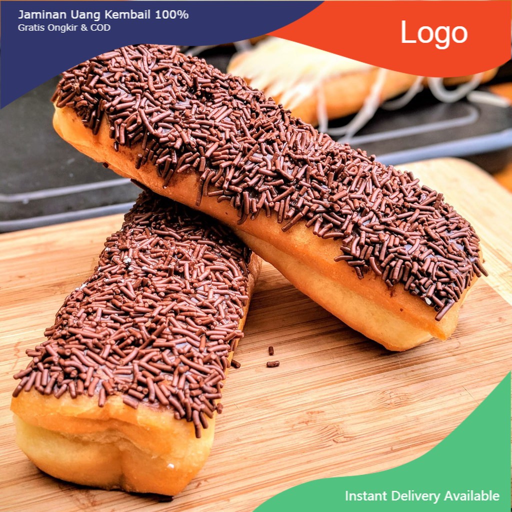 

Donat Coklat Panjang