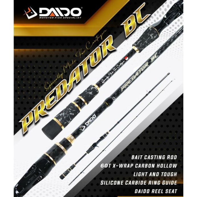 JORAN SB2 DAIDO PREDATOR BAIT CASTING 180 &amp; SPINING 198